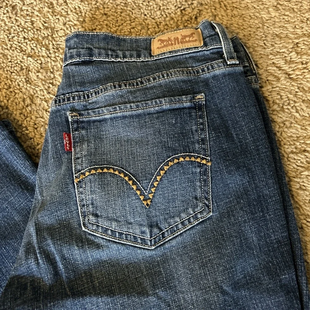 Levis‎ 505 Jeans Mens 29x30 Blue Straight Leg Medium Wash Fade Denim Pants